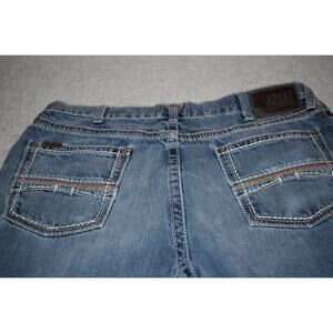 Ariat Jeans M4 Mens Size 38 x 32 Relaxed Bootcut Fit Blue Cowboy Denim Western